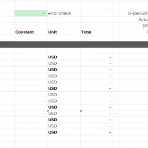 Historical 3-Statements Model Template